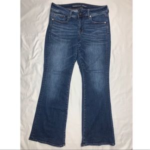 American Eagle Mid-Rise Flare Jeans 12 Short